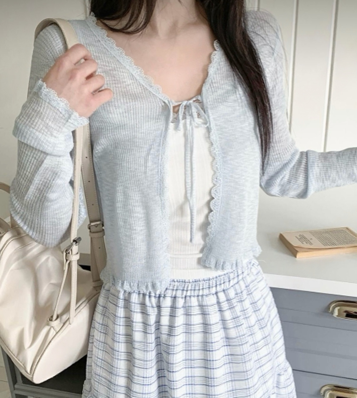 春日Lace邊薄罩衫☀️