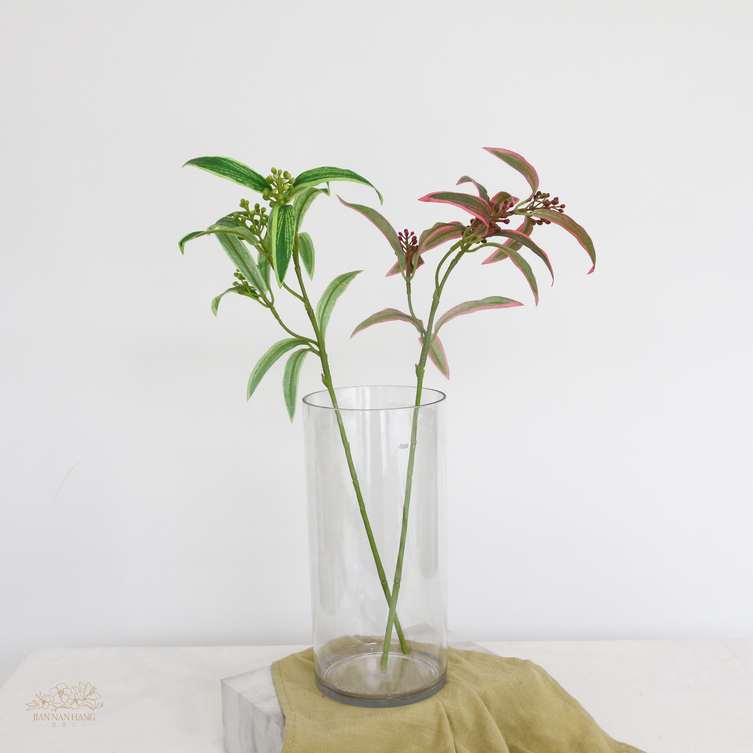 人造葉 龍血樹葉 2色