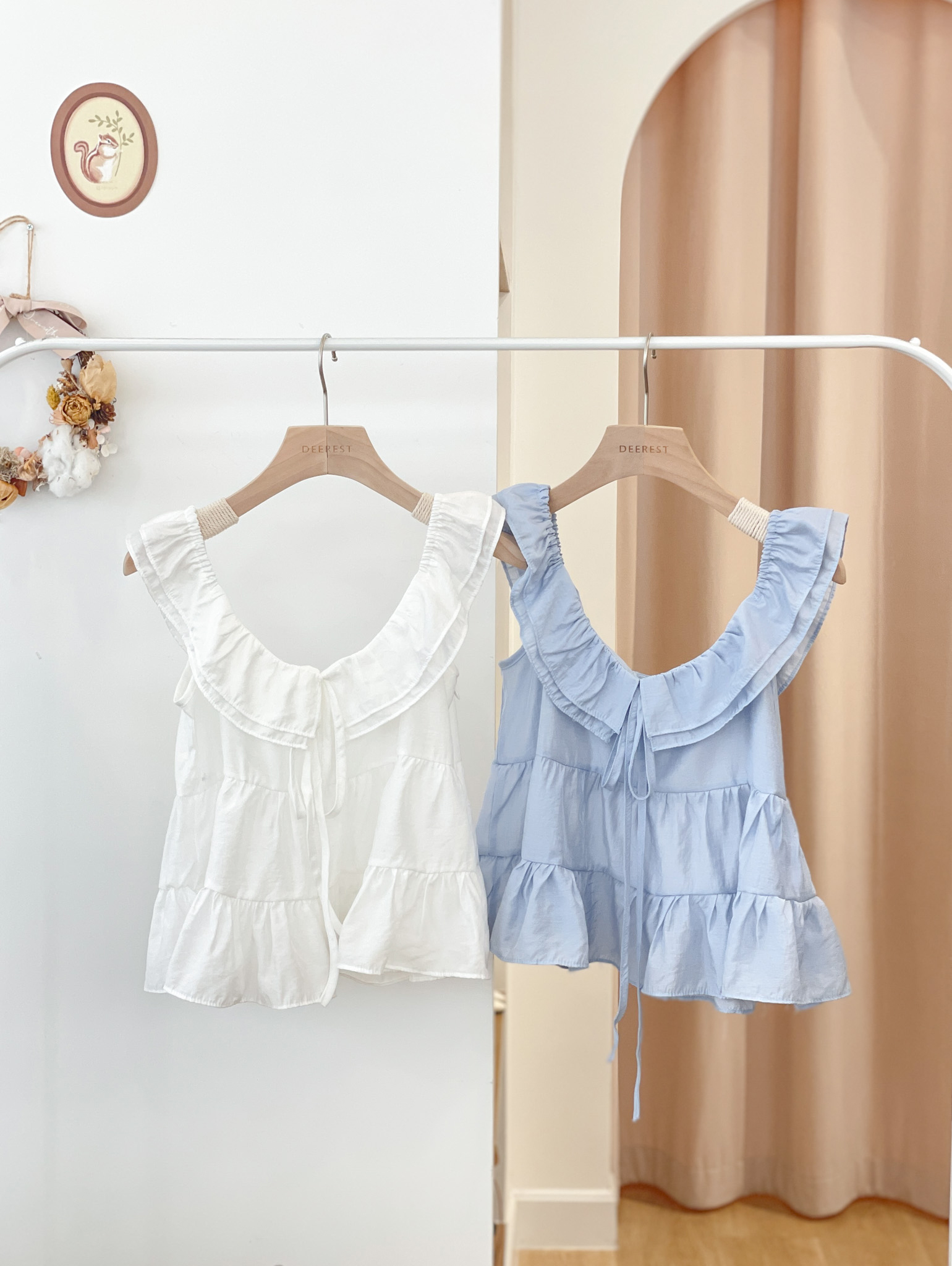 T1505 Cloud & Sky Tiered Tank Top