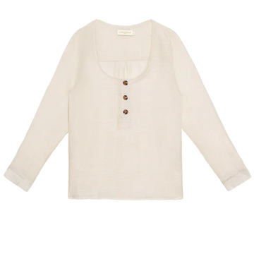 1LP0327-143 [LA PETITE ETOILE] Bevin Blouse Natural #BEVIN-B102612S5A/05-NATUREL (EU)
