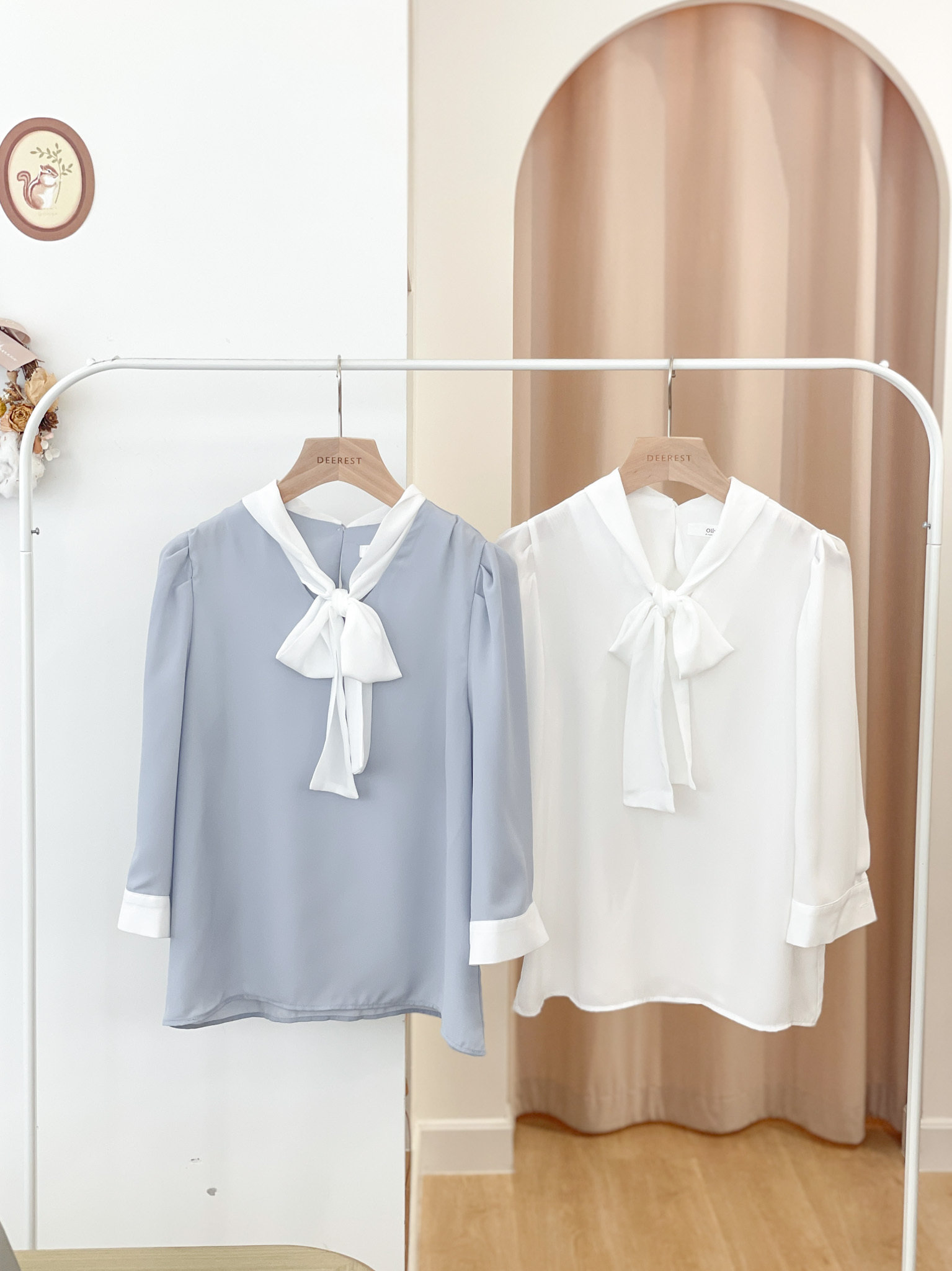 T1508 Aura Bow Tie Blouse