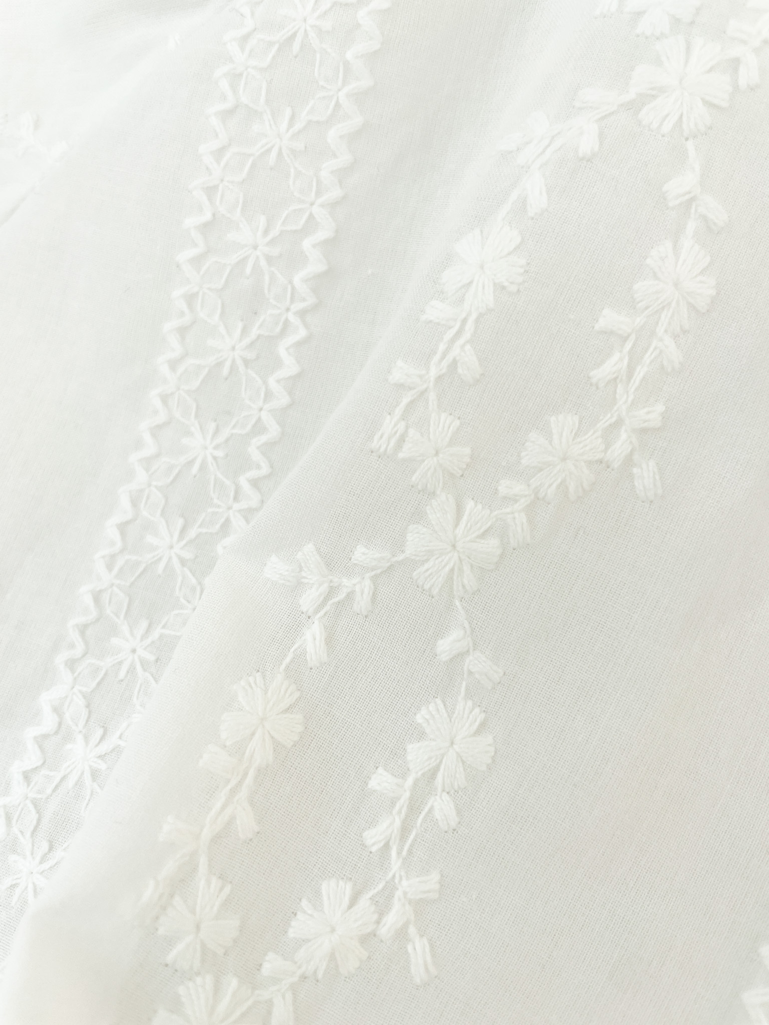 T1510 Secret Embroidered Frill Top