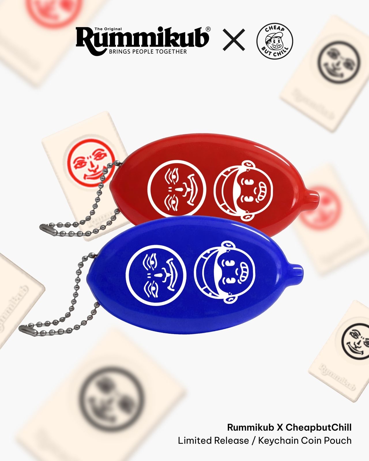 CheapbutChill x Rummikub 鎖匙扣散紙包