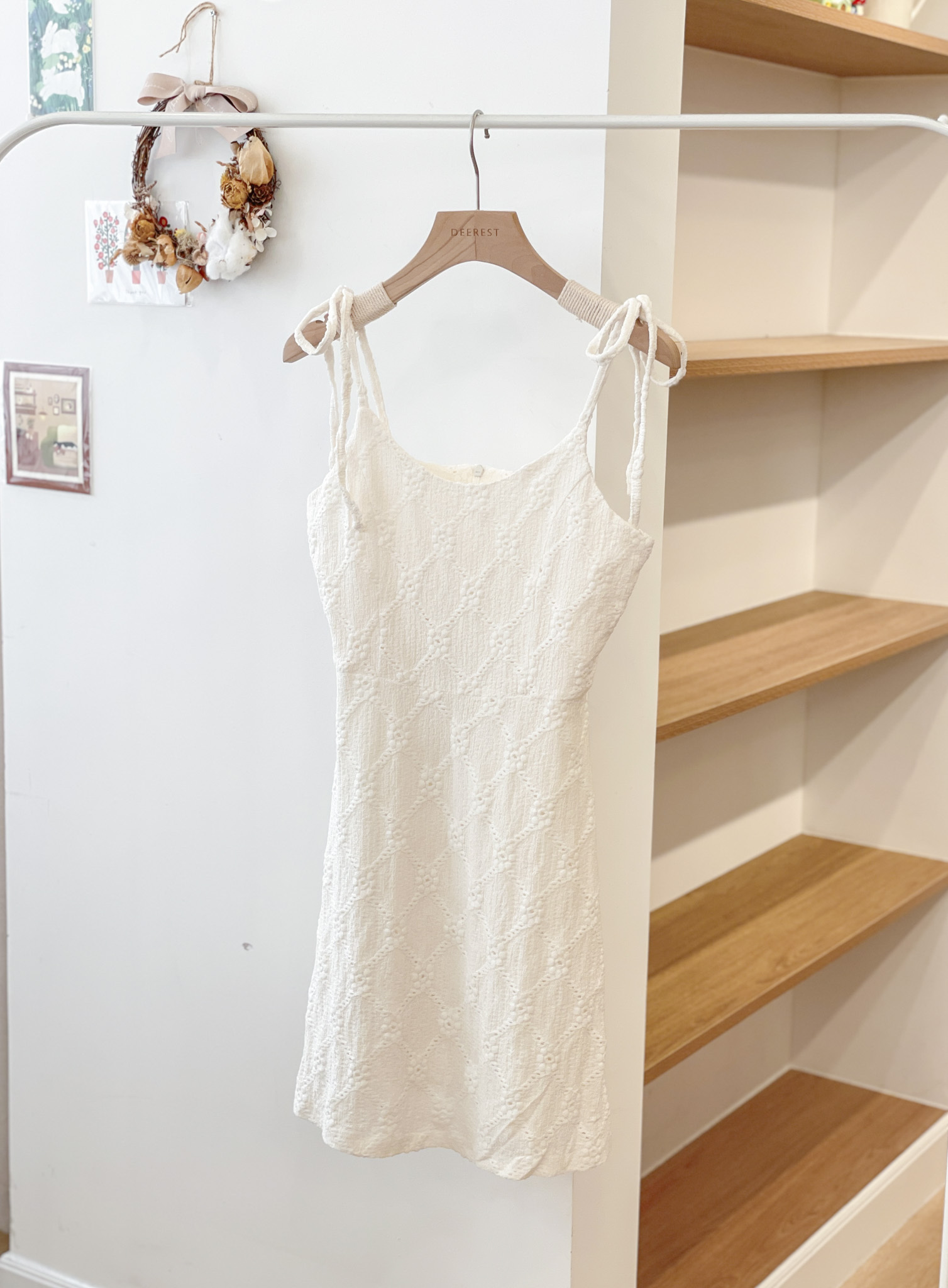 OP696 Snow Tied Sling Dress