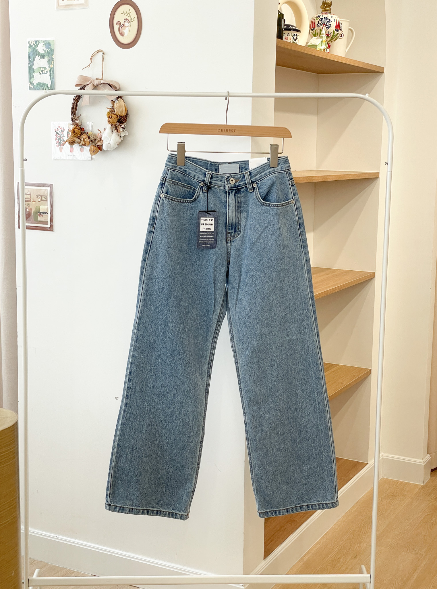 JEAN207 Danila Wide-leg Denim Pants