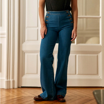 1LP0327-317 [LA PETITE ETOILE] Paulie Jean with Bridges Blue #PAULIE-P202421D1H/94-WASH (EU)