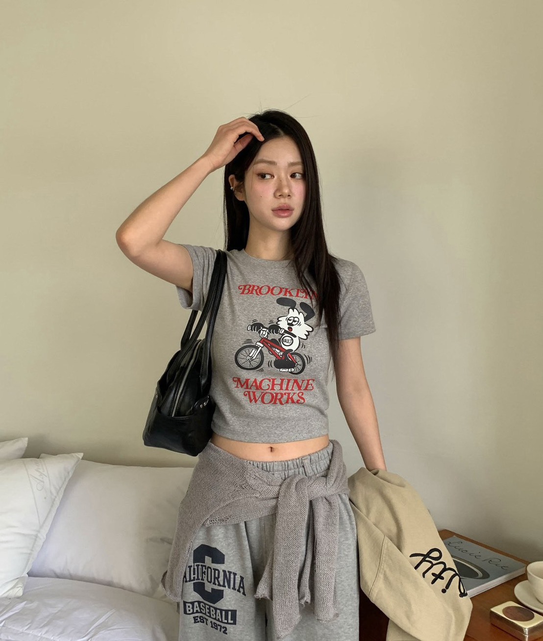 騎腳踏車短袖T