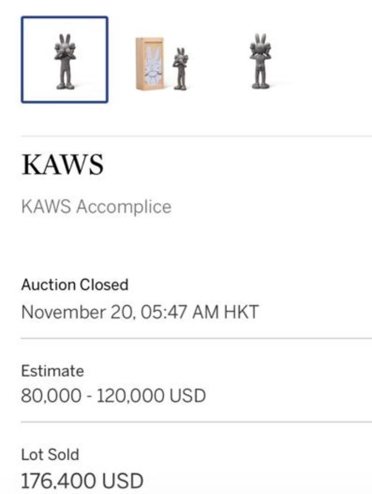 KAWS | Accomplice Bronze