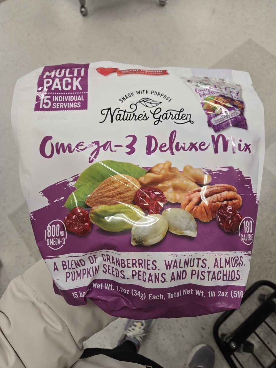 [U] CW NATURE'S GARDEN OMEGA-3 DELUXE MIX, 846548029482 (UCW52)