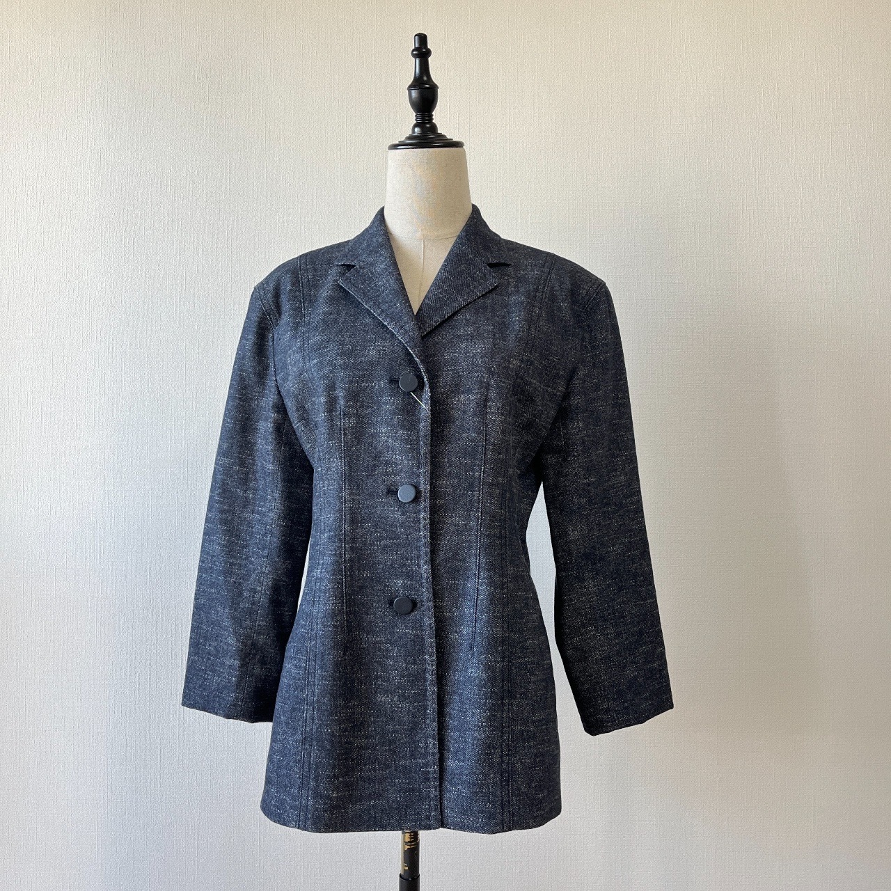 日本製深藍色仿牛仔外套