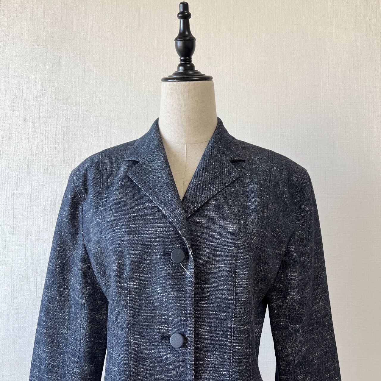 日本製深藍色仿牛仔外套