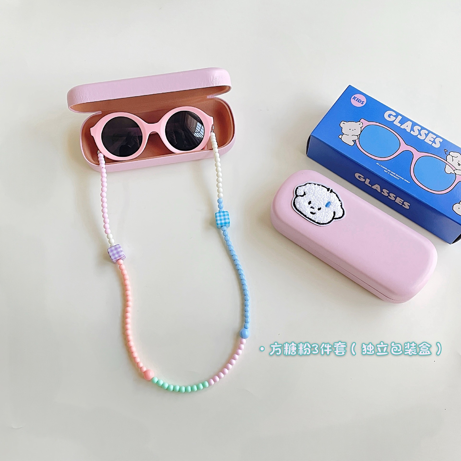 五色多巴胺墨鏡（附收納盒）