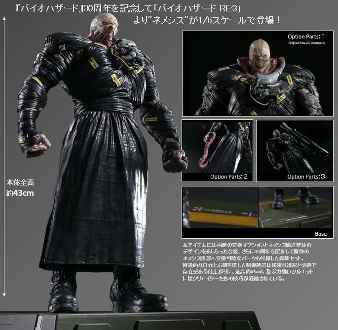 「ACG.GO」「預購」Capcom Figure Builder Creator's Model NEMESIS 生化危機 Resident Evil