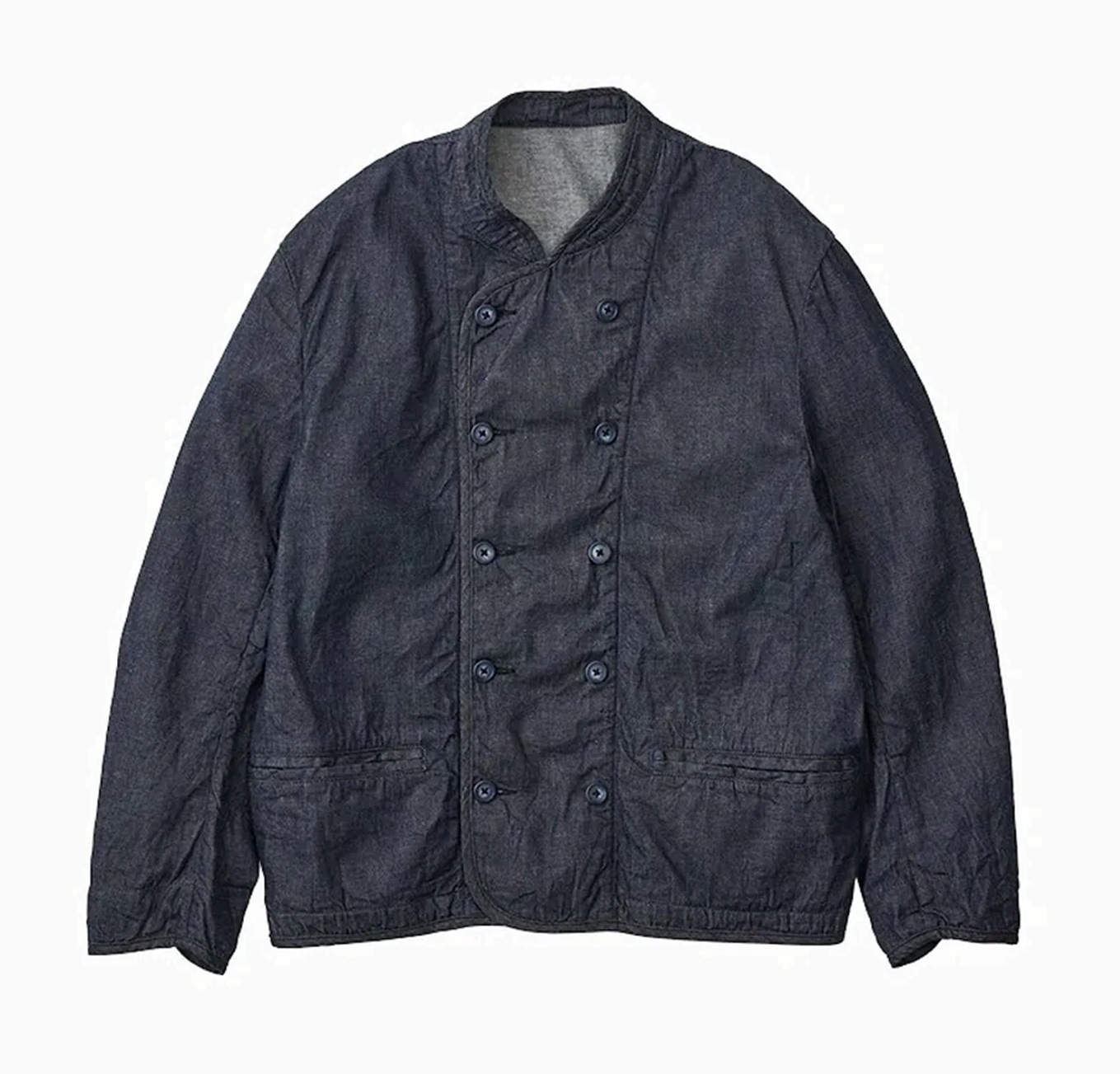 PORTER CLASSIC DENIM SHORT RIDERS JACKET - NAVY PRE ORDER ITEM (預訂中)