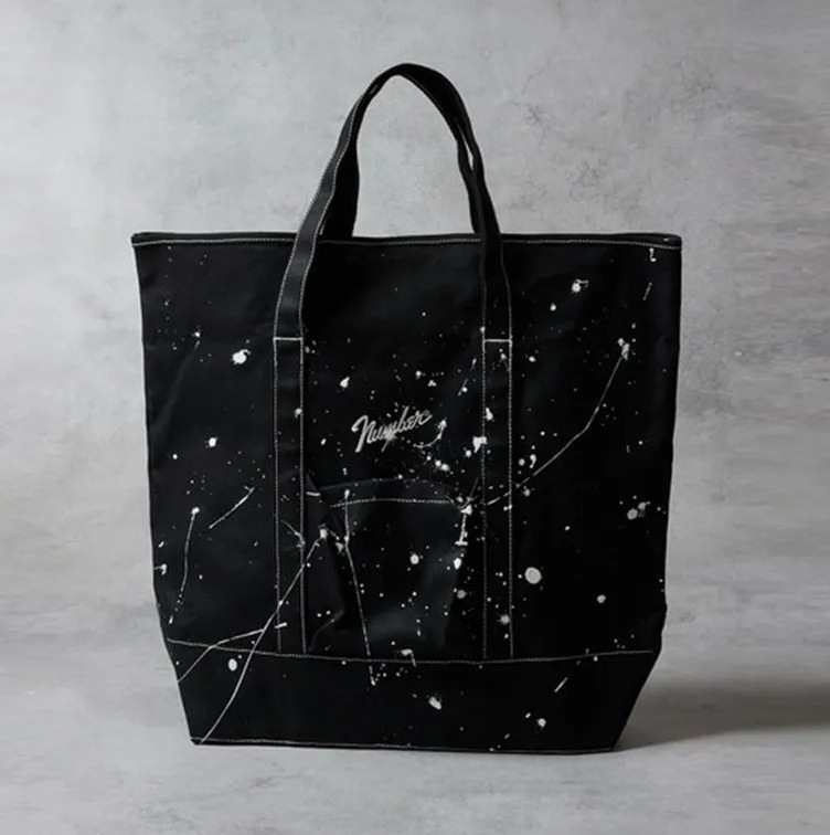 NUMBER NINE CANVAS BIG TOTE BAG (HAND-PAINTED) - PRE ORDER ITEM (預訂中)