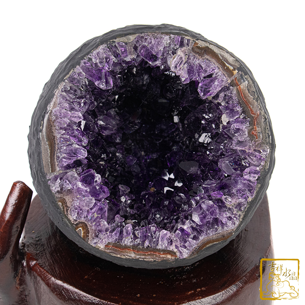 烏拉圭紫水晶洞 1.98kg 聚財氣錢水