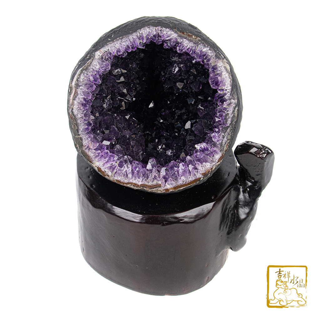 烏拉圭紫水晶洞 1.73kg 聚財氣錢水