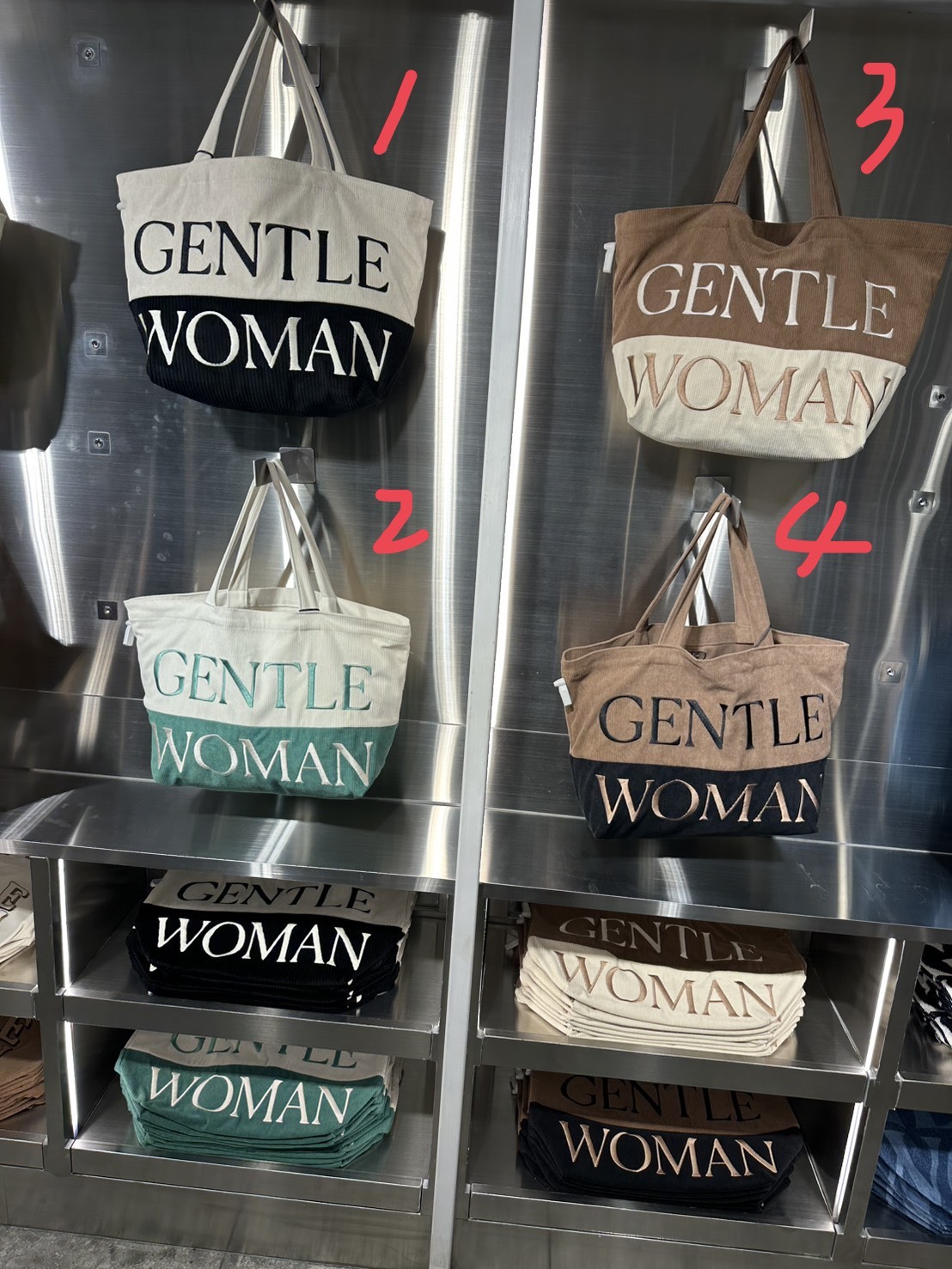 Gentle Woman 拚色帆布包