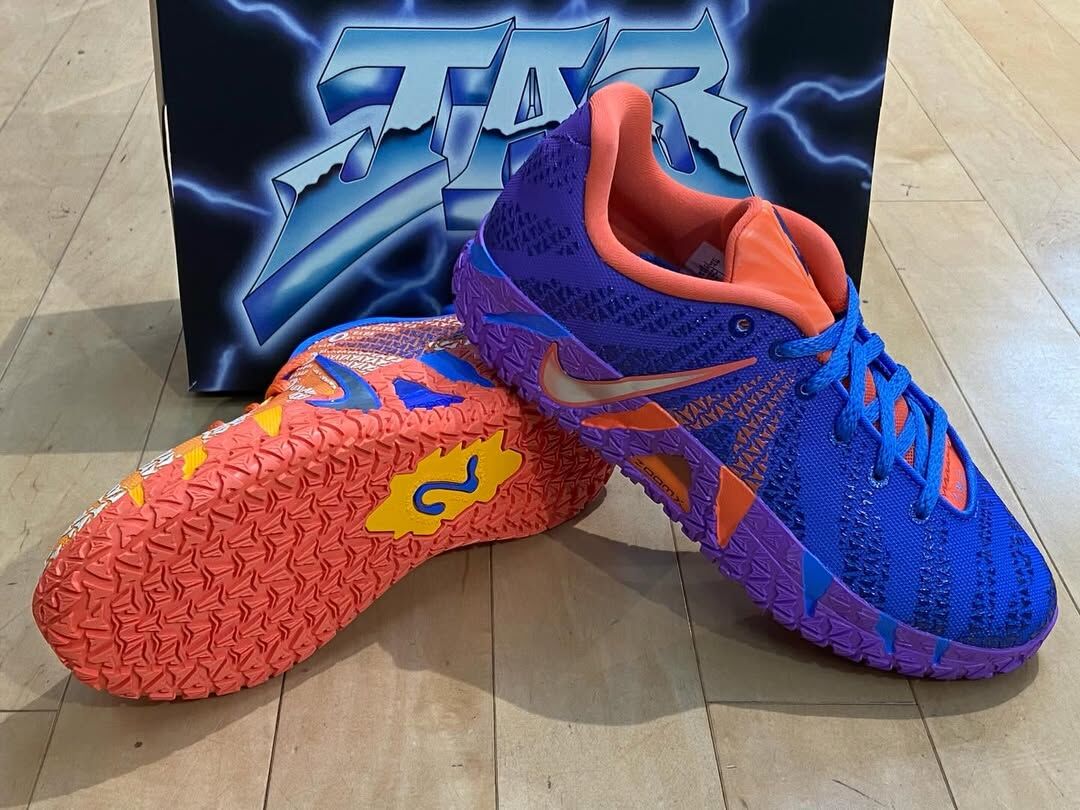 [海外連線代購] 大童鞋 女鞋 NIKE JA 3 GS 藍橘 鴛鴦 莫蘭特 回彈 實戰 緩震 籃球鞋【IO9418-400】