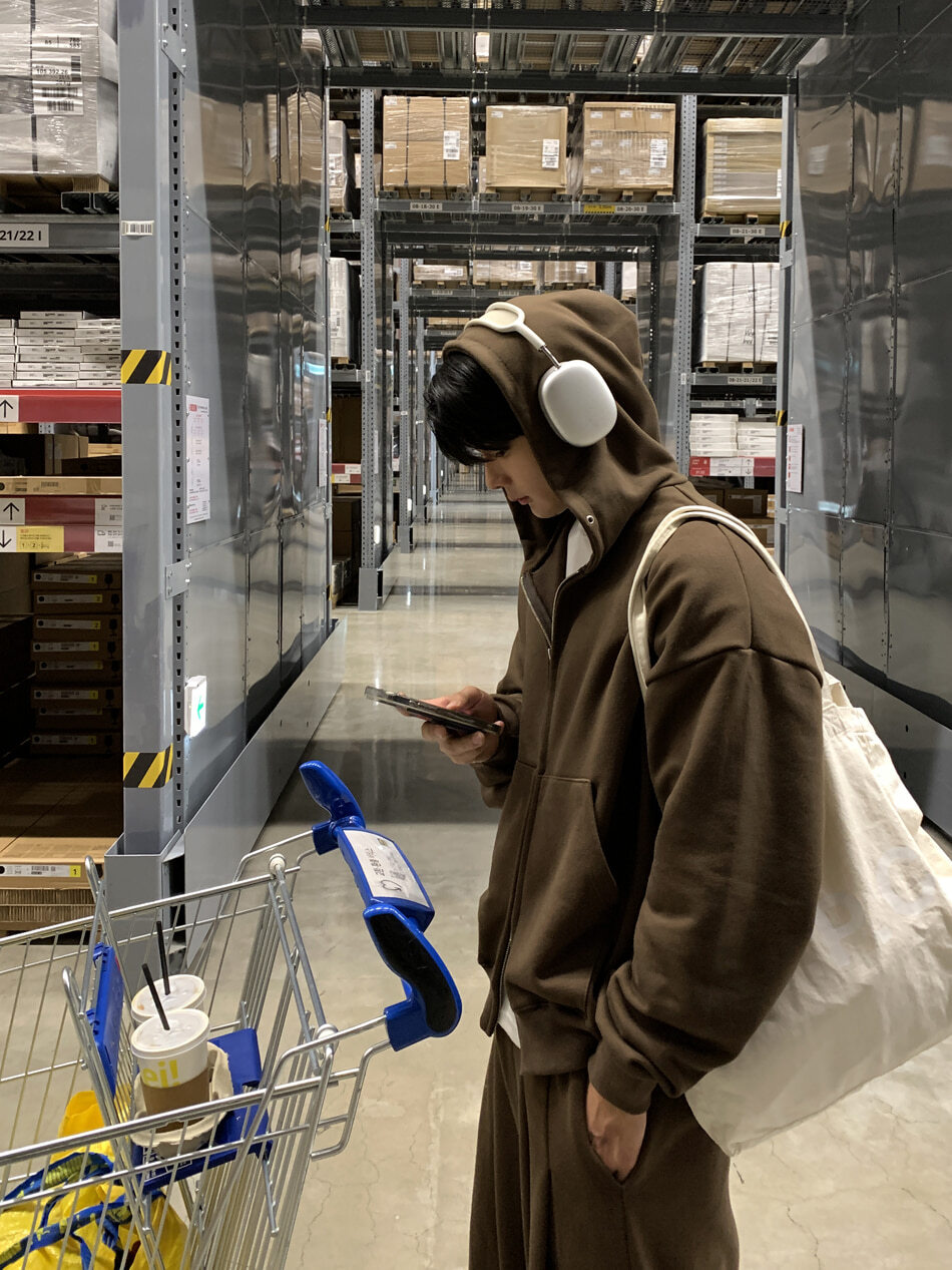 TXT同款 韓系修身棉套裝