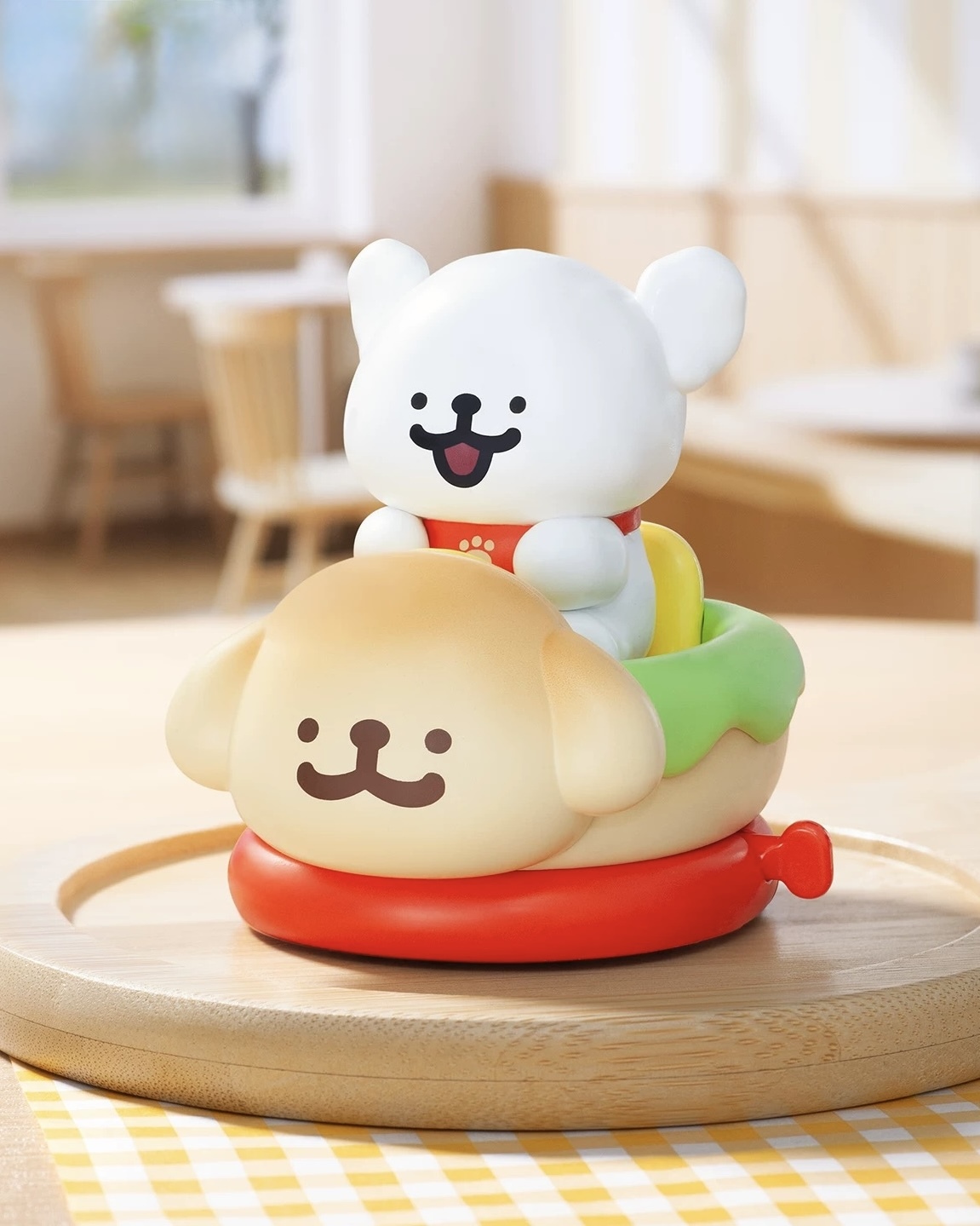 MALTESE 線條小狗 烘焙日記系列 公仔 娃車 玩具車 發條 盲盒 擺設 / 預購