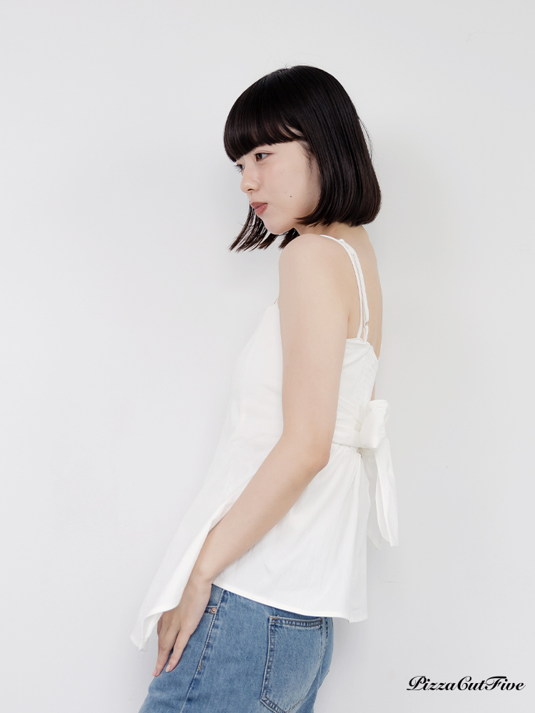 不規則細肩帶上衣 PizzaCutFive PCF261411002