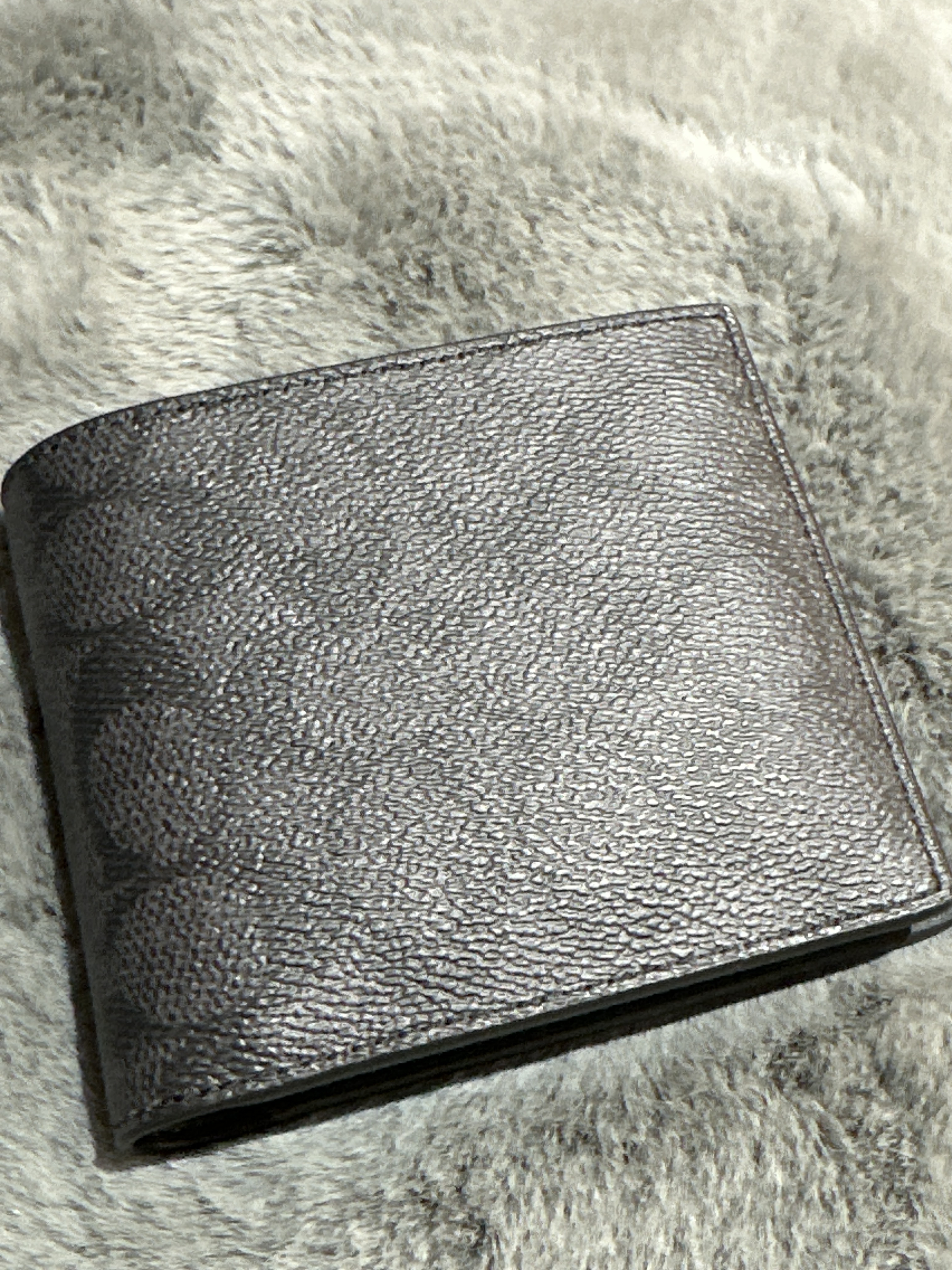 RU44 CO 三合一灰黑色LOGO男裝銀包3-In-1 Wallet In Signature Canvas