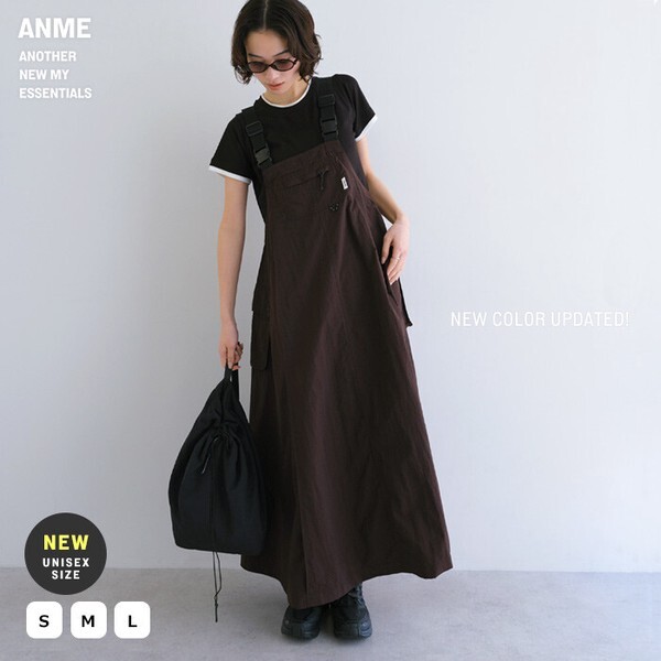 "新色"日牌接觸冷感抗 UV多功能防潑水尼龍吊帶口袋A-LINE裙(S/M/L)(多色)D1118