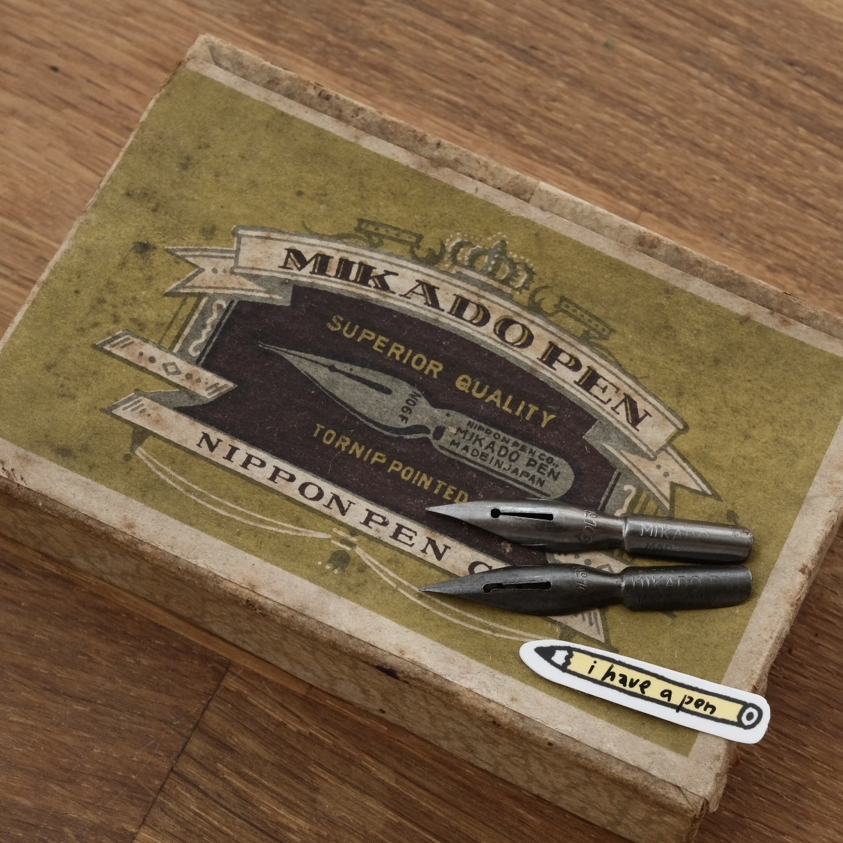 1950/60年代 MIKADO PEN 古董沾水筆尖｜夏普 復古小物 台灣