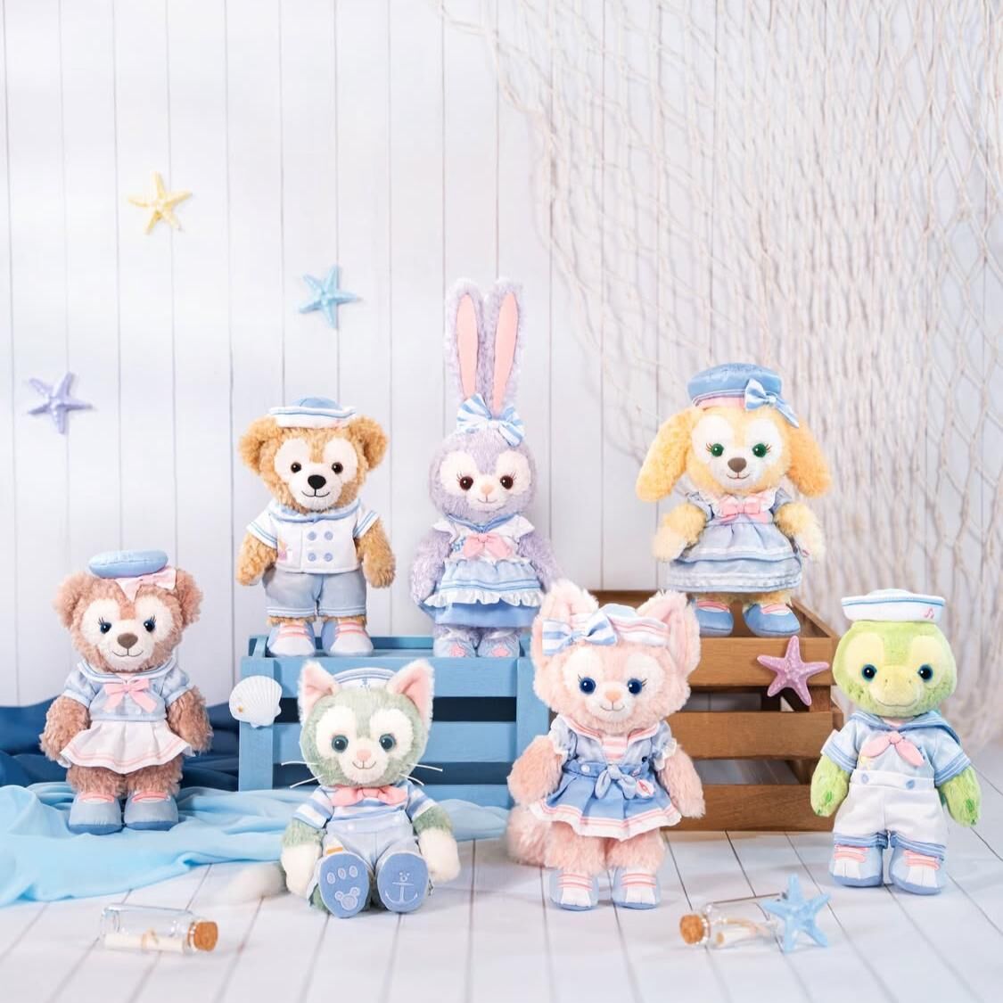 <港迪> 2026年「春日啟航」系列 Duffy and Friends 毛公仔 (7款)