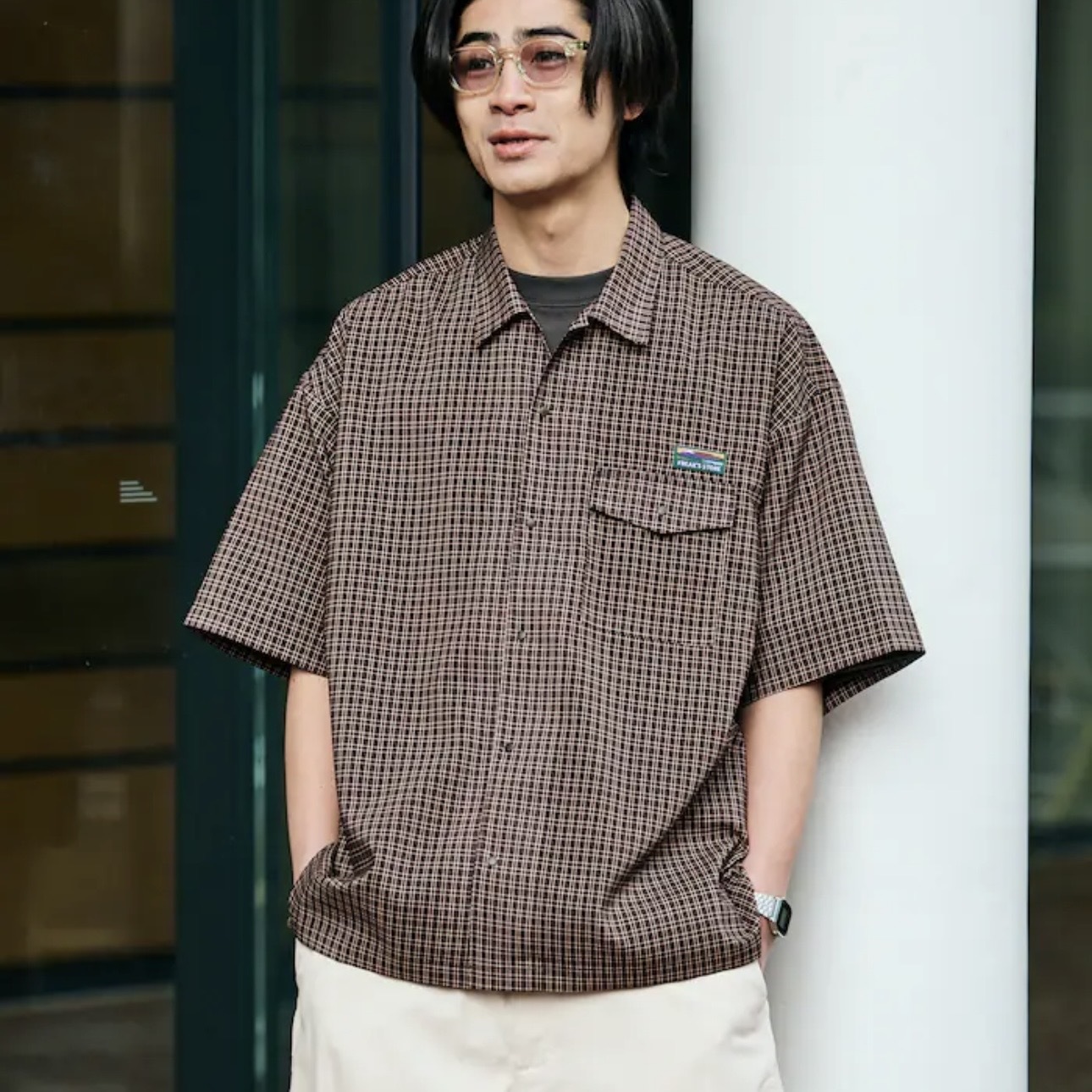 FREAK'S STORE AIRIDE 寬鬆 短袖 口袋襯衫 吸濕排汗 快乾 防紫外線