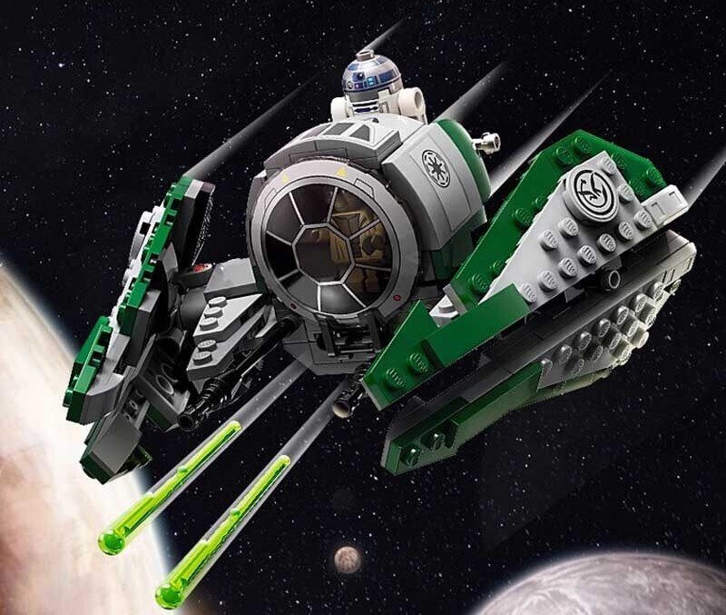 Star Wars Yoda’s Jedi Starfighter Building Set Fit Lego NO BOX NA014