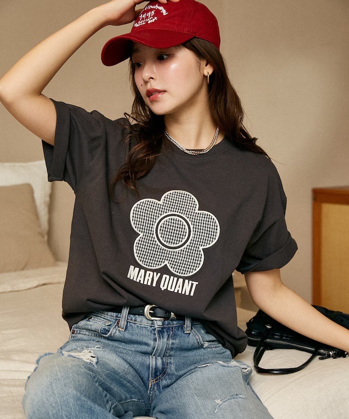 日牌 MARY QUANT別注款經典花朵上衣 D1721