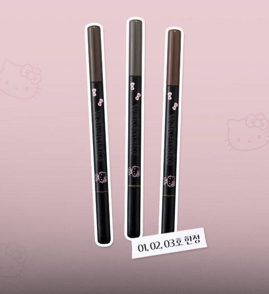 wakemake x Hello Kitty 自然硬芯眉筆1+1 限定版