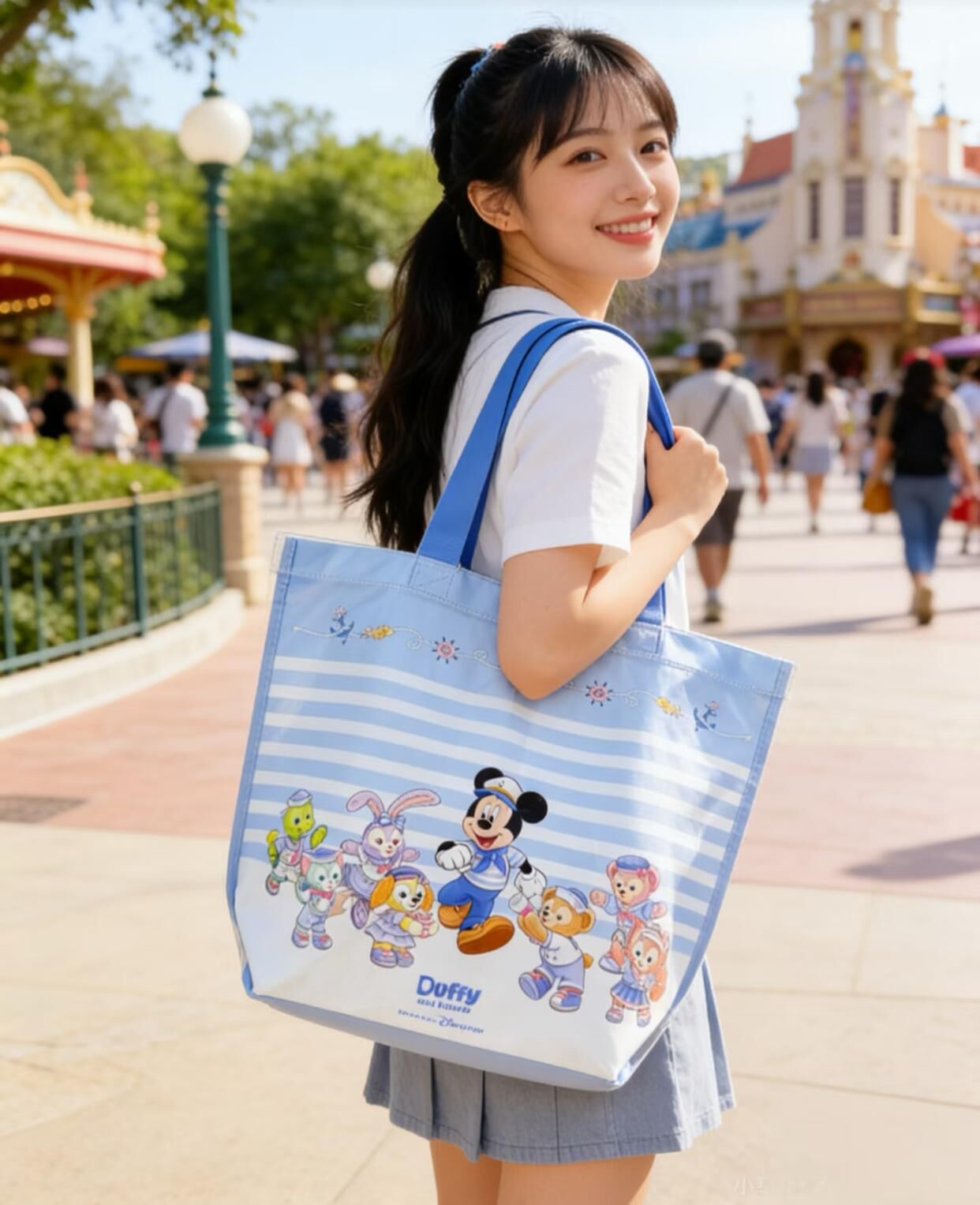 <港迪> 2026年「春日啟航」系列 Duffy and Friends 購物袋