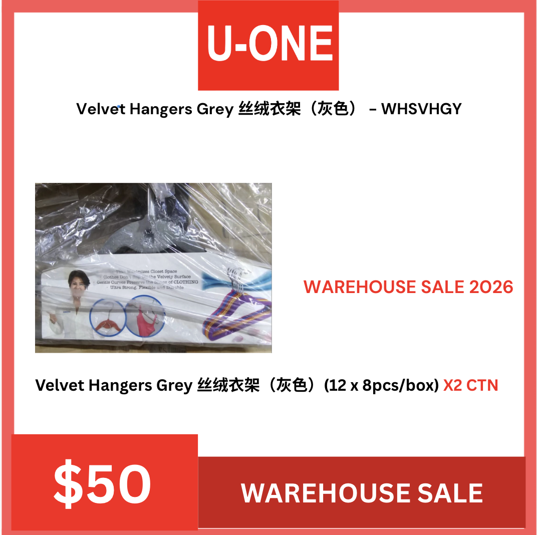 WAREHOUSE SALE Velvet Hangers Grey 丝绒衣架（灰色） - WHSVHGY
