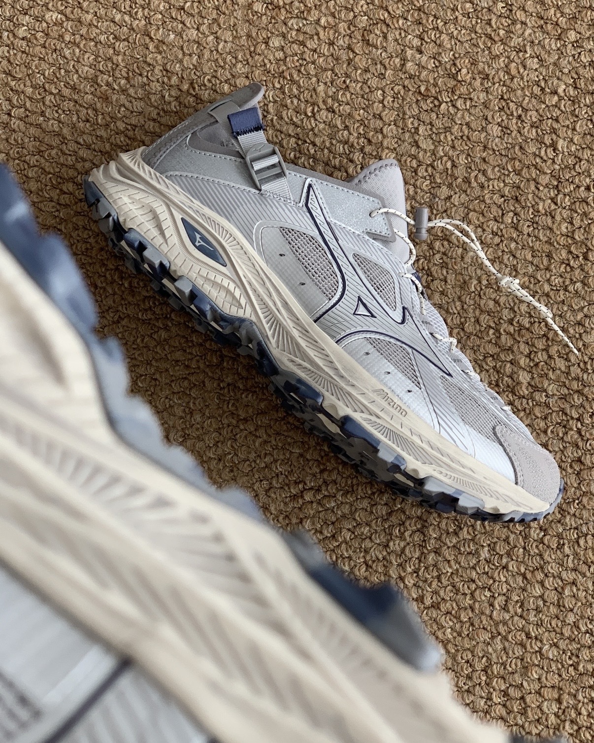 MIZUNO RACER TRAIL SE V2 灰銀藍 霧霾藍 奶油底  溯溪鞋 涼鞋 透氣 男女鞋 D1GH261205 / 預購