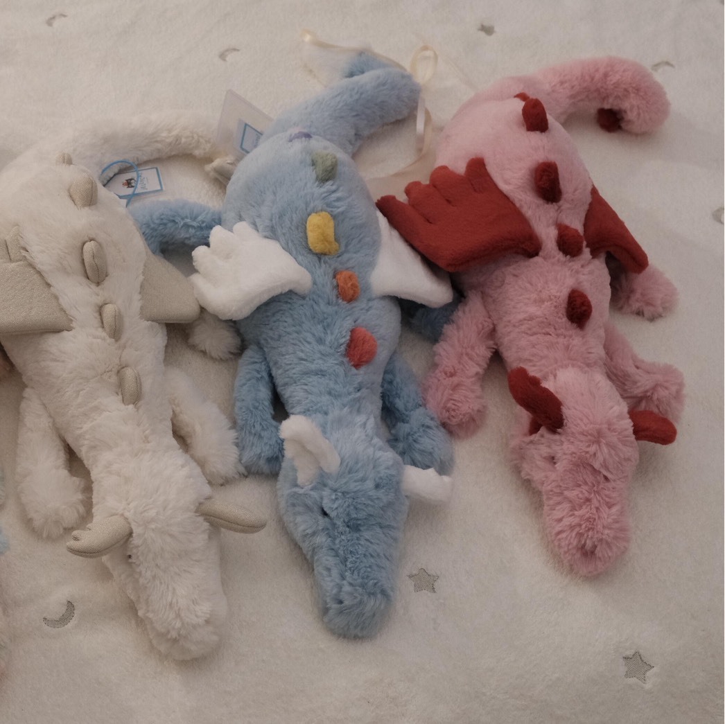 【預購】Jellycat 珍奇異獸系列 神話動物 夢幻龍 緋心龍 天空藍 彩色雪龍 50cm