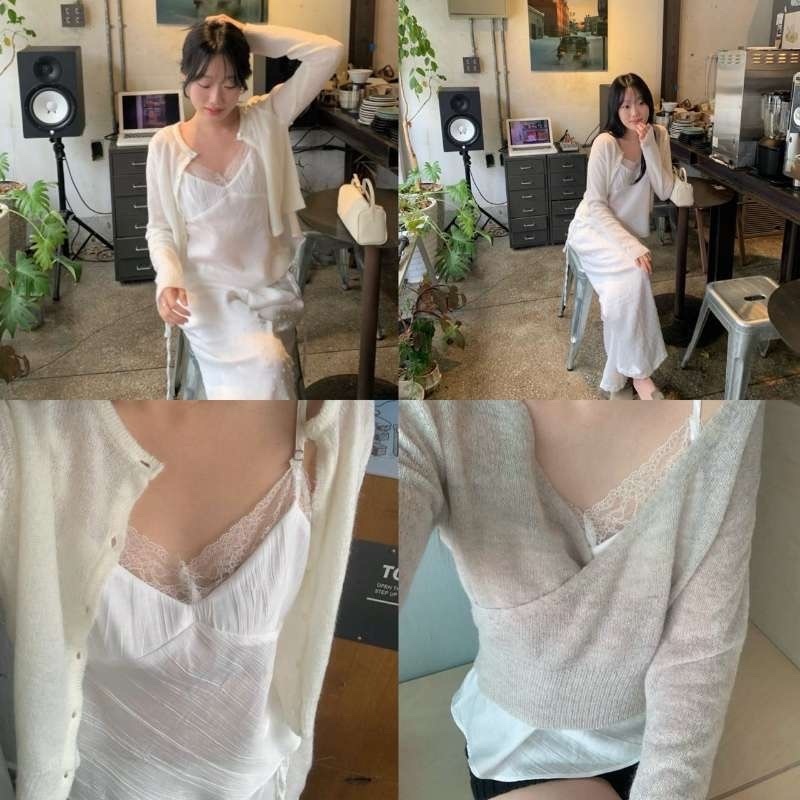 正韓蕾絲背心