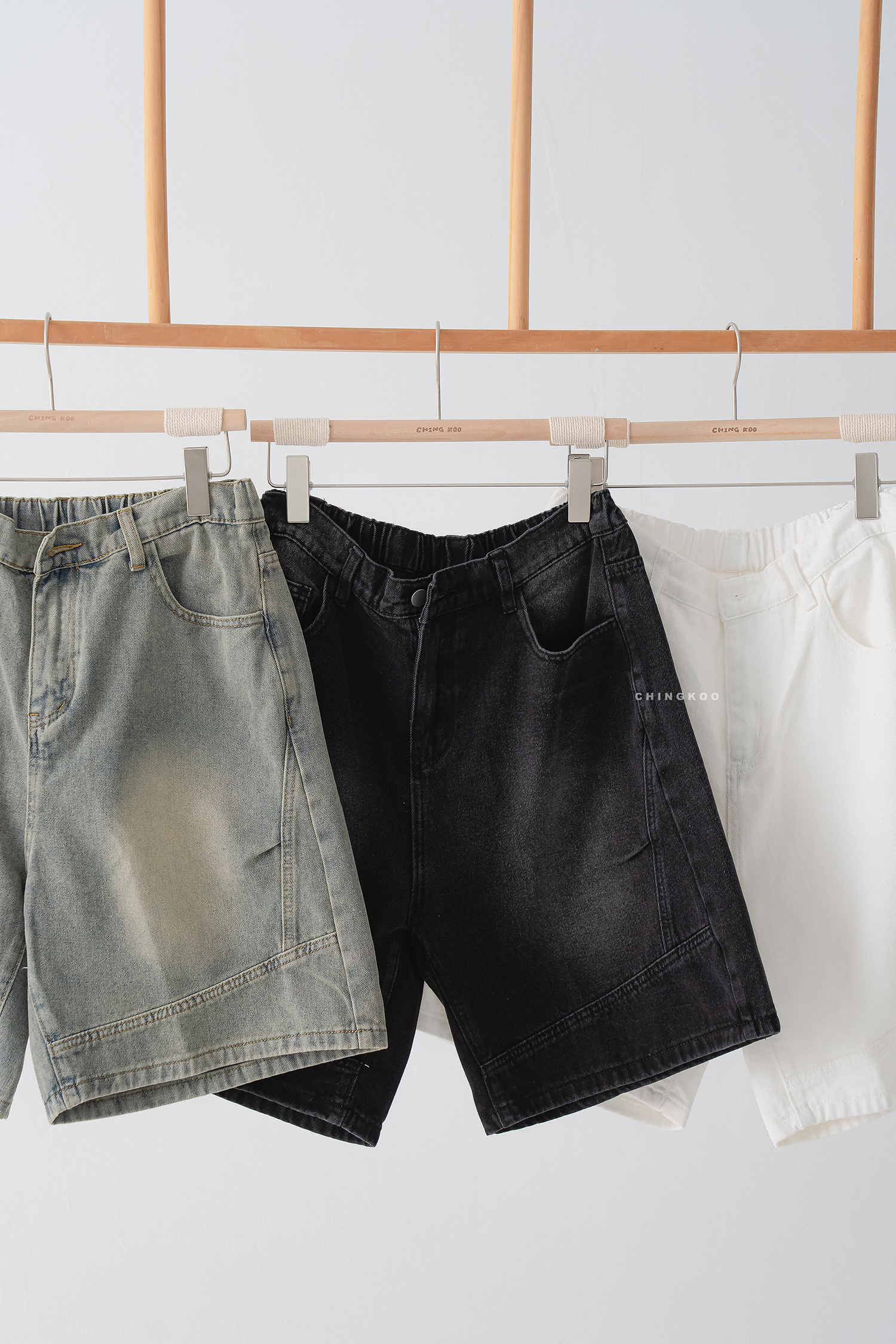 Fresh Start｜復古牛仔五分褲 3色