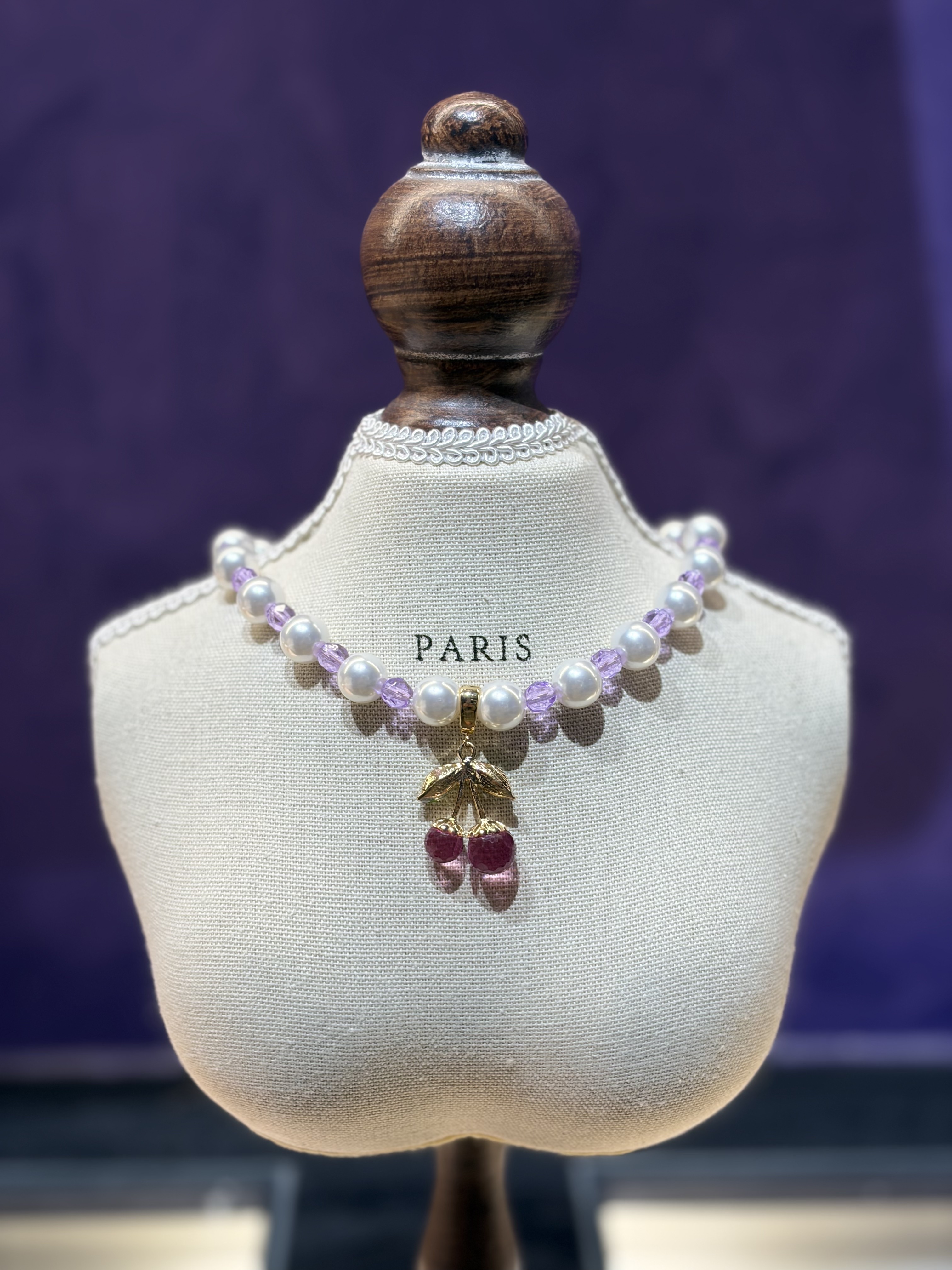 Salon de Peony 櫻桃項鍊