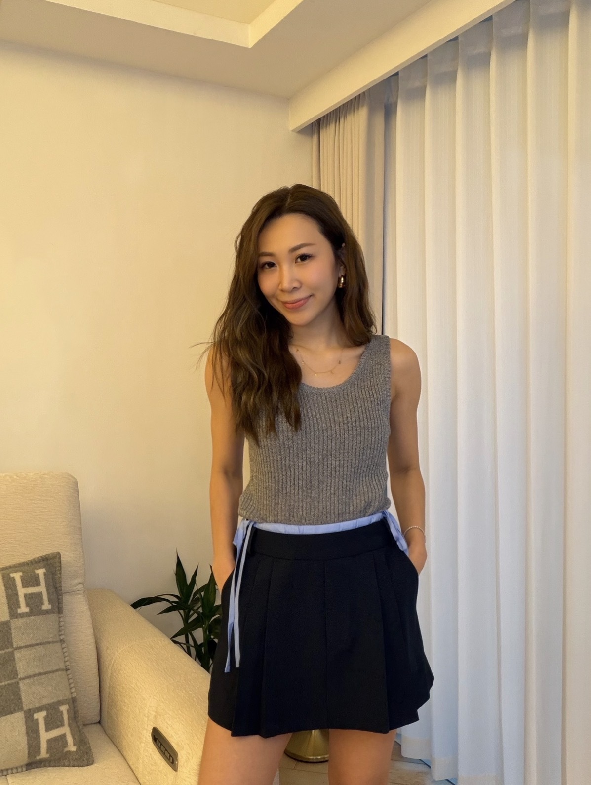 KR2603-3 - 質感針織背心