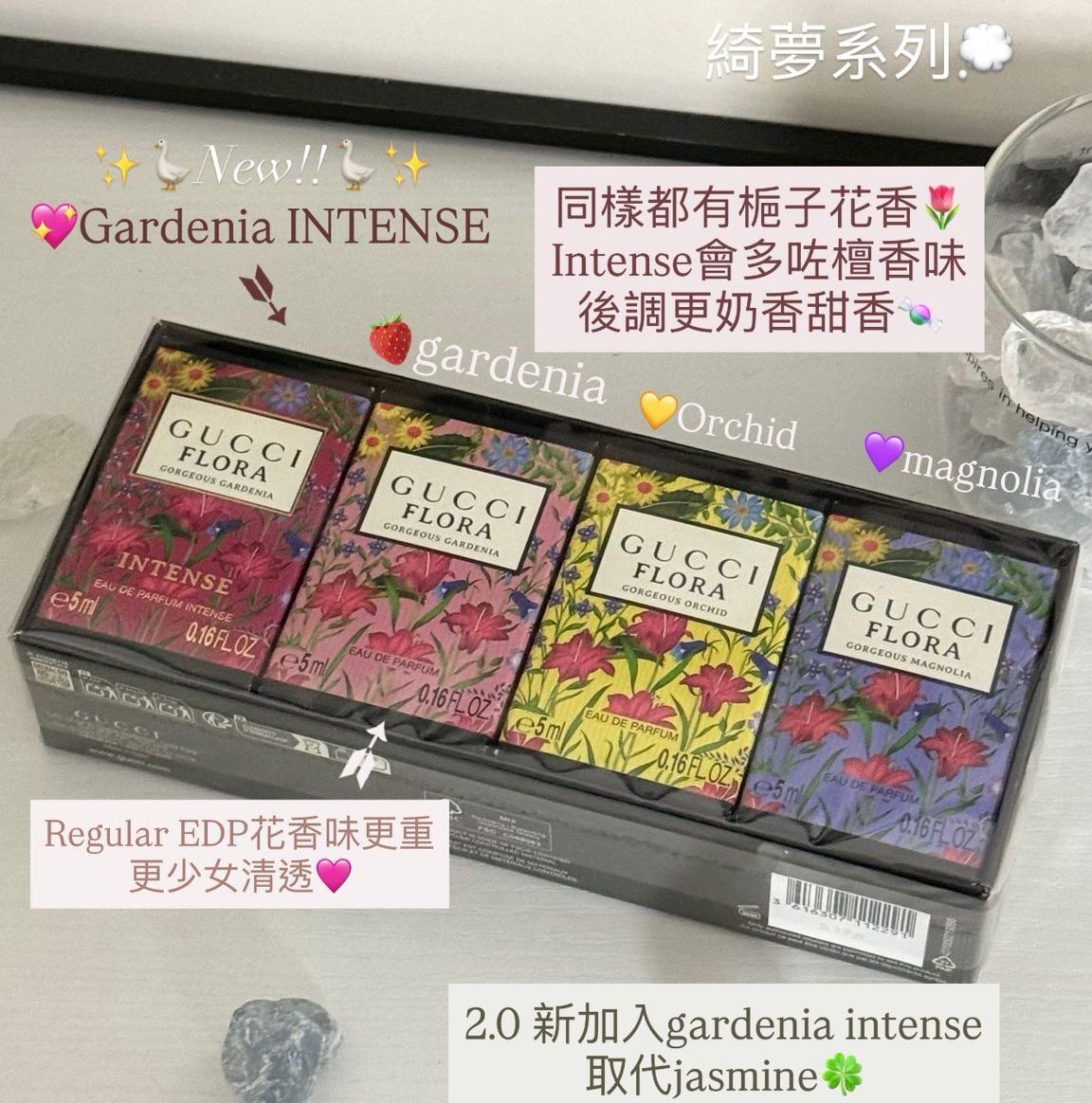 Gucci - Flora Collection EDP 5mL x 4 2.0 version