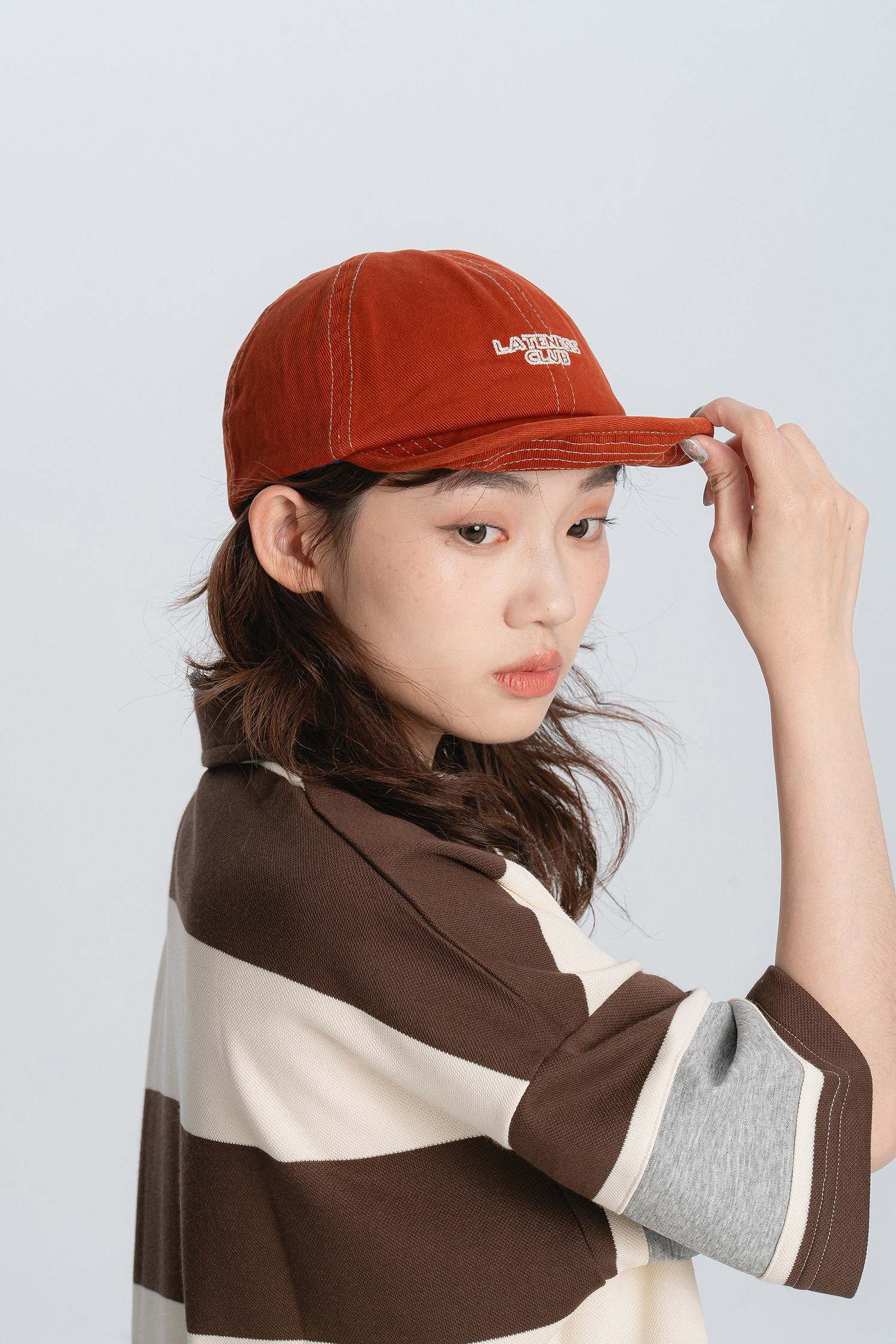 Fresh Start｜軟帽檐車線鴨舌帽 2色