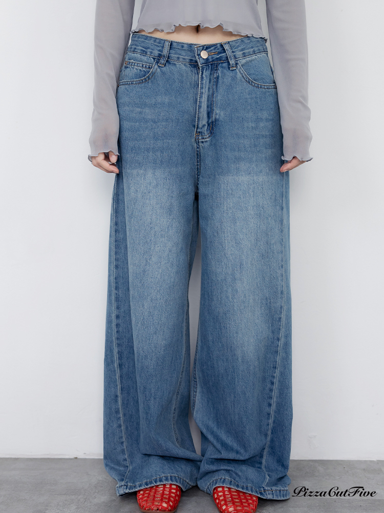 低調刷色直筒牛仔褲 PizzaCutFive PCF262480032