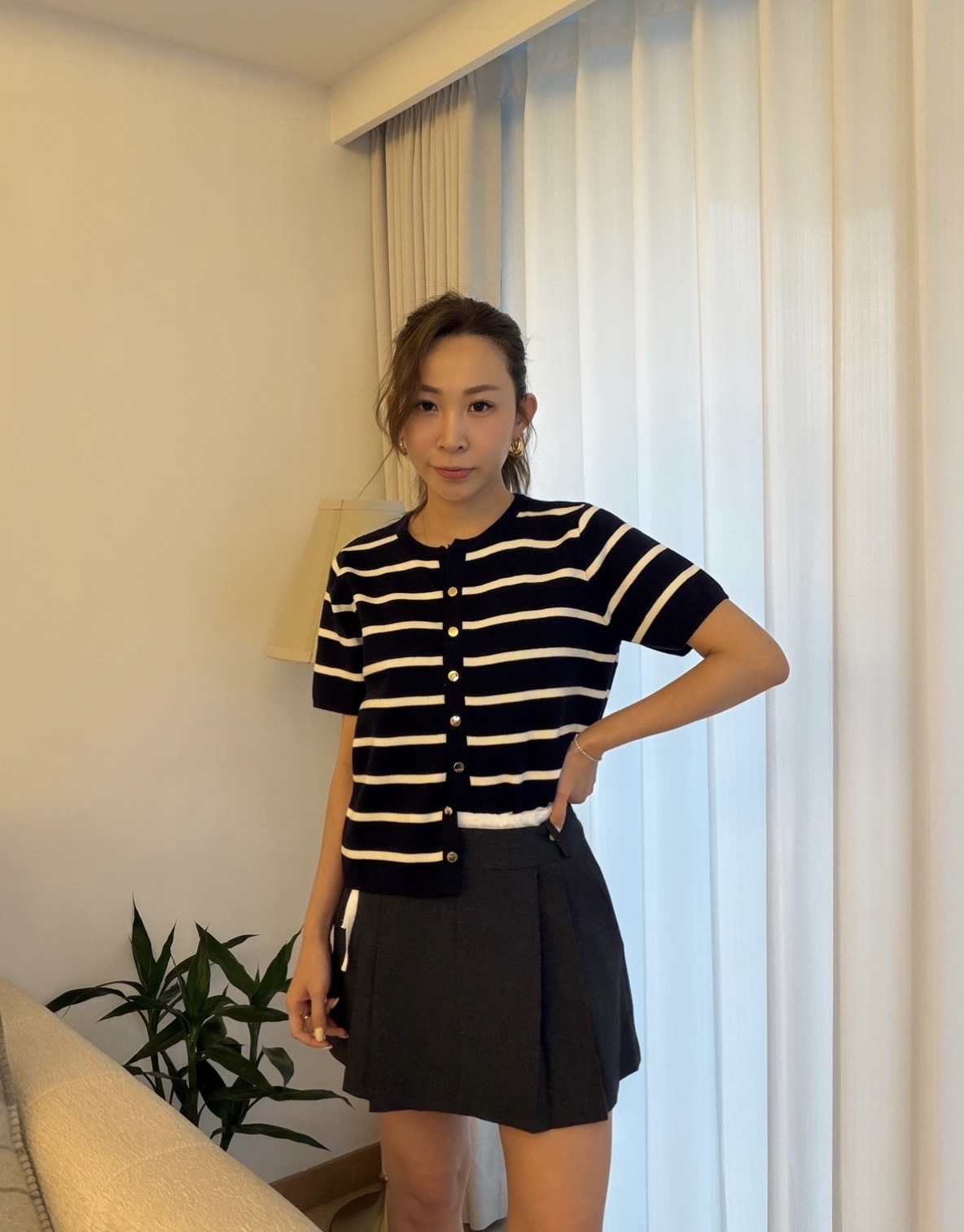 KR2605-3 - CLASSIC 挺針織上衣