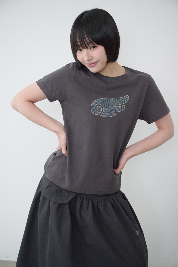 BAUF 天使羽翼 布章 刺繡 膠印 LOGO 短袖 短T