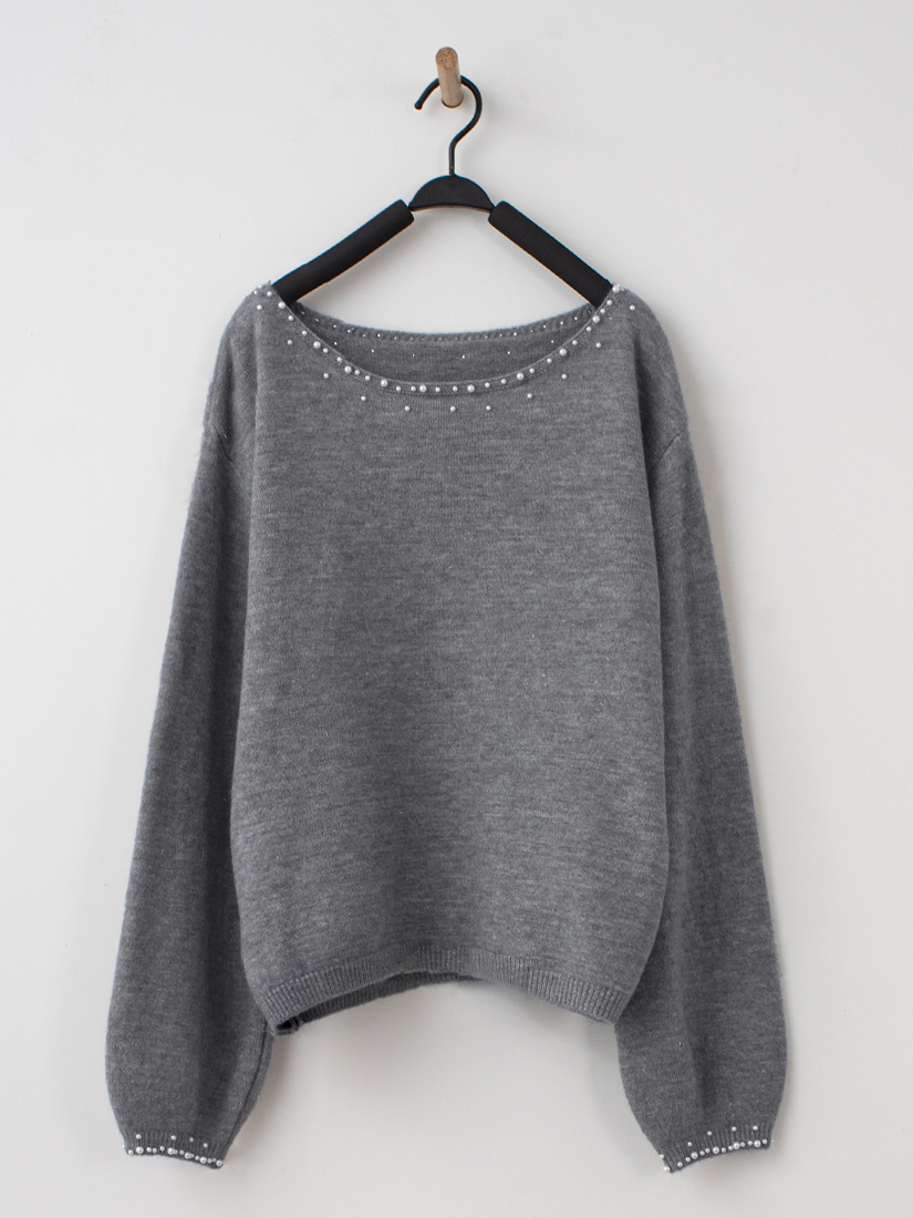 一字領金蔥針織上衣蝴蝶結層次蛋糕紗裙組合