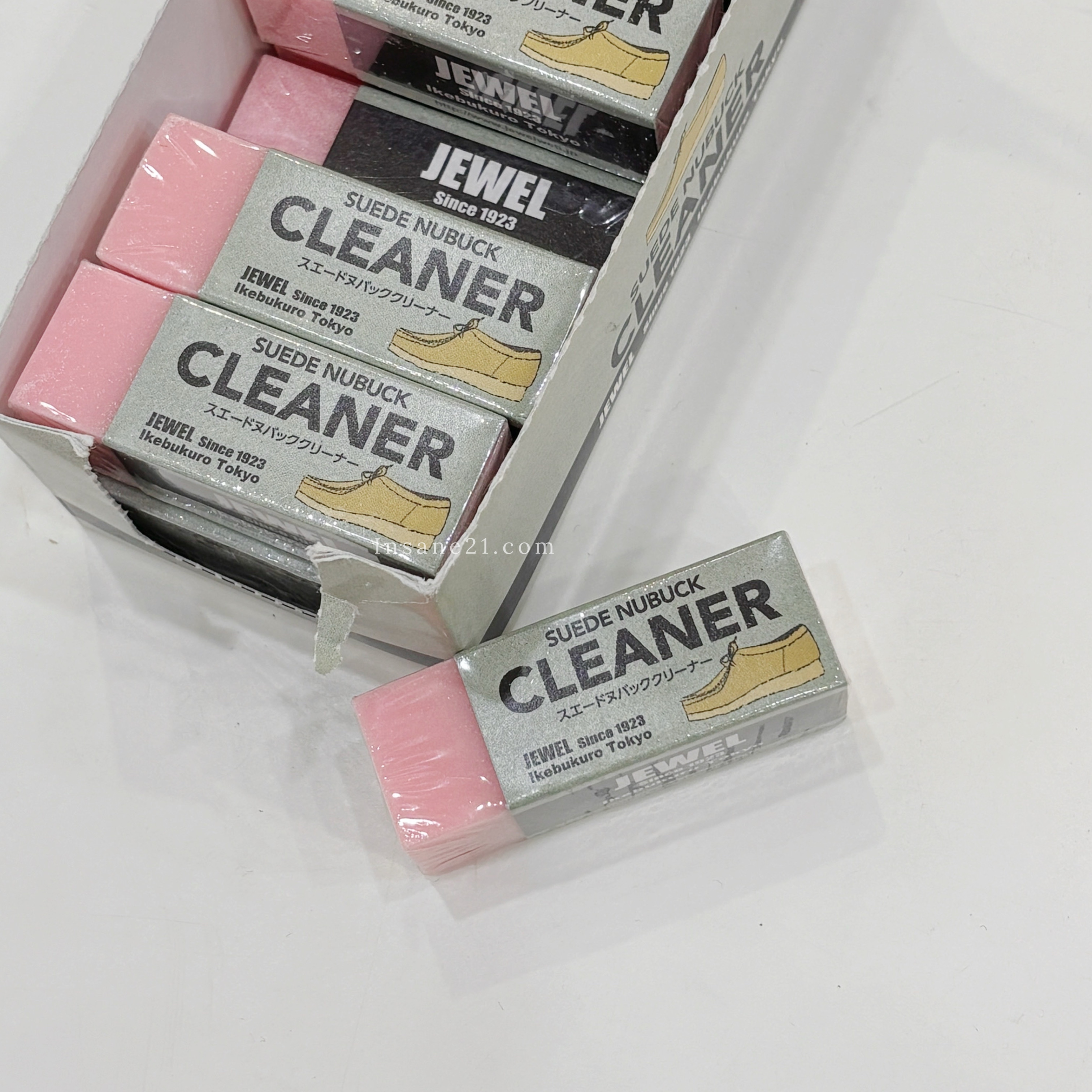 JEWEL CLEANER 粉色 麂皮用 高效能 鞋用 橡皮擦