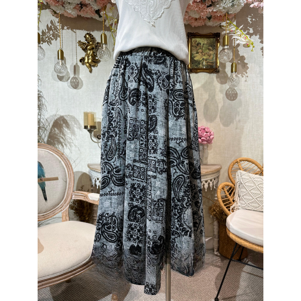 BOT-CCG0329-130 腰果花裙褲 (A130)